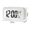 Temperature Type Lazy Snooze Alarm Mute Backlit Electronic Clock(Blue)