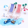 A Style Mini Beach Set Miniature Model Ornament Summer Ocean Simulation Scene Photo Decoration Props