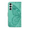 For Samsung Galaxy A26 5G Global Swallowtail Butterfly Embossed Leather Phone Case(Green)