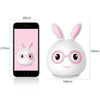 Happy Rabbit Creative Touch 3D LED Decorative Night Light, AAA Battery Version (Pink)