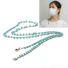 Mask Lanyard Handmade Chain Mask Anti-Lost Glasses Chain(Blue)