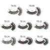 10pairs /Box Russian Strip Lashes 7D Imitation Mink Volume Fluffy Natural False Eyelashes 7D-24