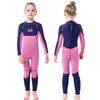 SLINX 1902 Long Sleeve Warm Kids Sun Protection Wetsuit, Size: XL(Twilight)