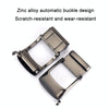 AWMN Men Nylon Cutout Automatic Buckle Toothless Belt, Length: 120cm(Khaki)
