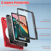 For Xiaomi Pad 5 / Pad 5 Pro Silicone + PC Tablet Protective Case(Red)