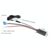 Car AUX Bluetooth Audio Cable + MIC for BMW E60