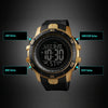 SKMEI 1475 Men Multifunctional Sports Watch Students Outdoor Waterproof Digital Watch(Black)