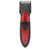 Waterproof Electric Hair Clipper Rechargeable Hair Trimmer Hair Cutting Machine Haircut Beard Trimer, EU Plug(Red)