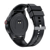 R6 1.32 inch Round Screen 2 in 1 Bluetooth Earphone Smart Watch, Support Bluetooth Call / Health Monitoring(Black Silicone Strap)
