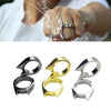 Self Defence Ring - Stainless Steel - Black - Personal Safety