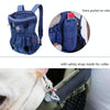 Doglemi Pet Carrier Backpack, Breathable, L (Blue) - Dogs/Cats 4-10kg