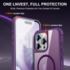 For iPhone 15 Pro MagSafe Magnetic Phone Case(Purple)