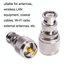 BNC Male To UHF PL259 Male Straight RF Coax Adapter Convertor