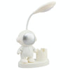 T509 Astronaut Pen Holder Desk Lamp with Pencil Sharpener Function(White)