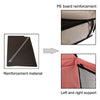 Nonslip Folding Oxford Cloth Car Vice Driving Seat Cover Pet Cat Dog Cushion Mat, Size: 40 x 30 x 25cm (Black Bone)