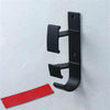 Creative Hook for Bathroom Wall-mounted Washbasin, Color:Black Sand (Double-sided Tape)