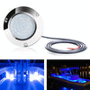 Ship / Yacht 10-30V 90LEDs Waterproof Stainless Steel Underwater Light (Blue Light)