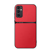 For Samsung Galaxy A34 5G Litchi Leather Magnetic Full Coverage Shockproof Phone Case(Red)