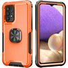 For Samsung Galaxy A73 5G 3 in 1 Ring Holder PC + TPU Phone Case(Orange)