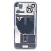 iPhone 15 Plus Blue Glass Back Cover with Wireless Charging