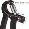 10-40kg Adjustable R-shaped Grip Finger Hand Training Gym(Black Gray (Plastic Bag))