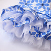 Blue Maple Leaf Dog Skirt, XS - Breathable Cotton, Summer Pet Clothes