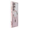 For Samsung Galaxy S25 Ultra 5G ENKAY Hat-Prince Magnetic Glitter Plated TPU Phone Case with Lens Film(Pink)
