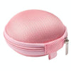 Grid Style Carrying Bag Box for Headphone / Earphone(Pink)