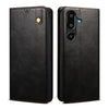 For Samsung Galaxy F16 5G Global Oil Wax Crazy Horse Texture Leather Phone Case(Black)