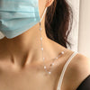 Mask Lanyard Love Pearl Anti-Lost Mask Lanyard Hanging Neck Glasses Chain