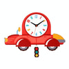 Cartoon Shake Wall Clock Children Room Decoration Wall Clock (Car)