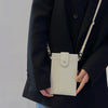 Litchi Texture Card Holder Mobile Phone Bag with Long Strap(Light Blue)