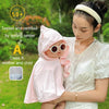 UPF50+ Baby Sunscreen Cloak Summer Thin Outer Wear Breathable Sunscreen Clothes Jacket, Size: L For 1-3 Years Old(Blue)
