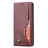 For Samsung Galaxy S25 Ultra 5G Knead Skin Texture Flip Leather Phone Case(Wine Red)