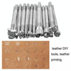 ER076 20 In 1  Leather Carving Printed Leather Bag Carving Knocking Flowers Craft DIY Leather Tool