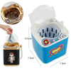 Mini Multifunction Kids Washing Machine Toy Beauty Sponge Brushes Washer(Black)