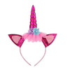 Cartoon Headband Children Birthday Festival Party Hair Accessories(Rose Red 1)