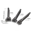 ER061 DIY Hand-sewn Leather Round Punch Tools Alloy Steel Platoons Rushing, Style: 4mm-4 Holes