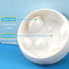 Slow Feeder Dog & Cat Bowl, Anti-Choking Pet Bowl, White