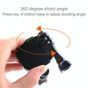 GP433 Bicycle Motorcycle Handlebar Mount for GoPro, Insta360, DJI and Other Action Cameras(Black)