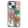 For iPhone 14 Plus Christmas Series PC Full Coverage Pattern Phone Case(CK051 Black)