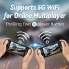 ANBERNIC RG556 Handheld Game Console Android 13 System 5.48-Inch AMOLED Screen WIFI Bluetooth Game Player 128GB+256GB(Black)