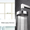 Removable and Washable 304 Stainless Steel Round Pressurized Top Spray Shower Head, Size: 80mm(Black)