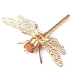 5 PCS MQY005 Children Educational Early Education DIY Hand-Assembled 3D Animal Model Puzzle Toy(Dragonfly)