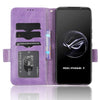 For Asus ROG Phone 7 Symmetrical Triangle Pattern Leather Phone Case(Purple)