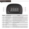 2" GPS HUD Head-Up Display Car Speedometer with Overspeed Alarm