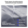 MOTOLSG Motorcycle Waterproof Sunproof Dustproof Thickening Cover, Size:XL(Silver)