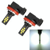 2 PCS H11 DC9-16V / 3.5W / 6000K / 320LM Car Auto Fog Light 12LEDs SMD-ZH3030 Lamps, with Constant Current (White Light)