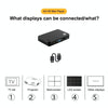 X16 4K Media Player Horizontal And Vertical Screen Video Advertising AD Player, Auto Looping Playback(EU Plug)