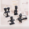 Mini Metal Keychain Coffee Utensils Decorative Pendant, Style: Siphon Pot Rose Gold